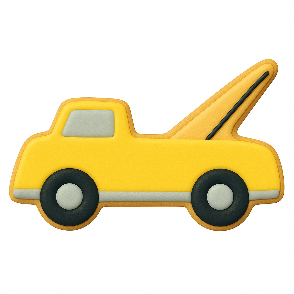 Tow Truck Cookie Cutter 3 In. B1095