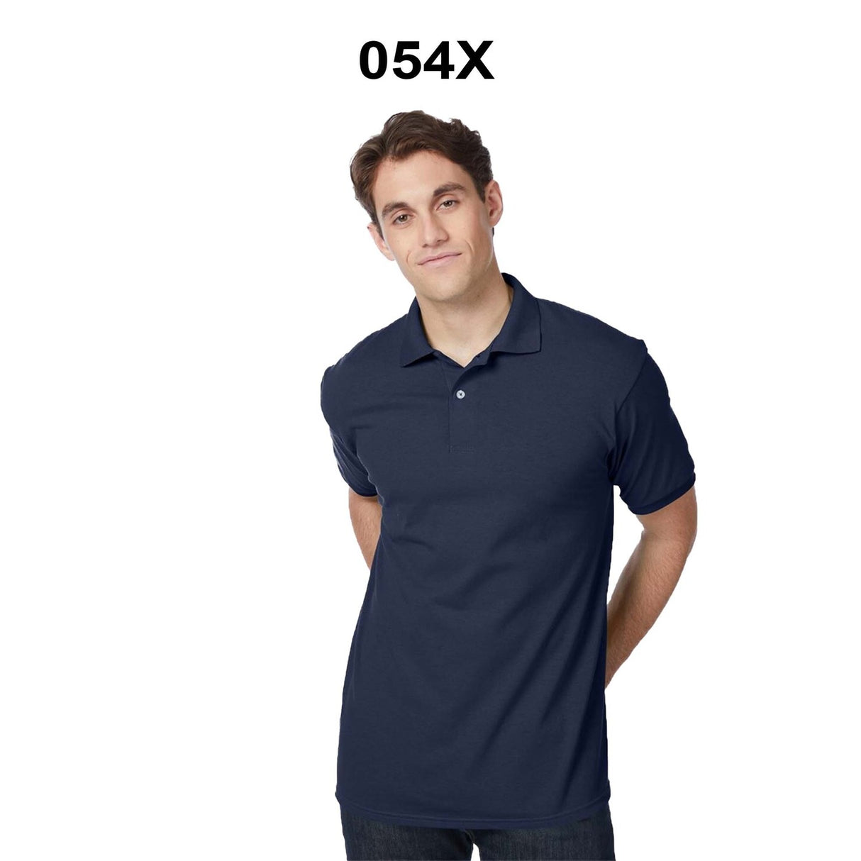Hanes® Collared Ecosmart Jersey Polo T-shirt For Men