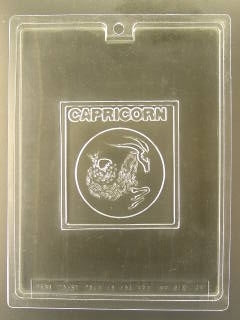 Capricorn Zodiac Square Chocolate Mold - ECAO401