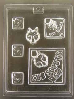 Cub Scout Pieces Chocolate Mold - ECAO734