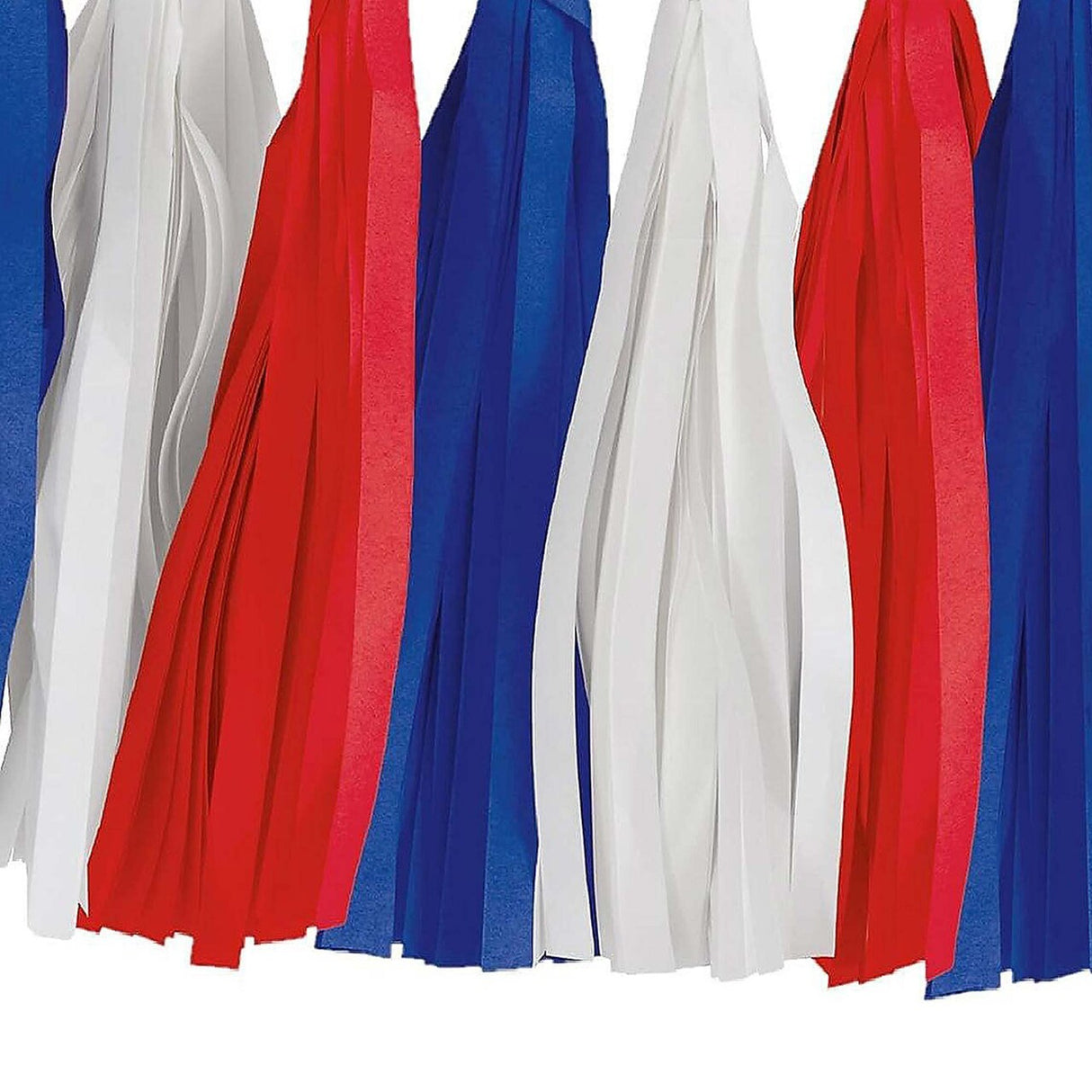 Patriotic Paper Tassel Garland 7Ft