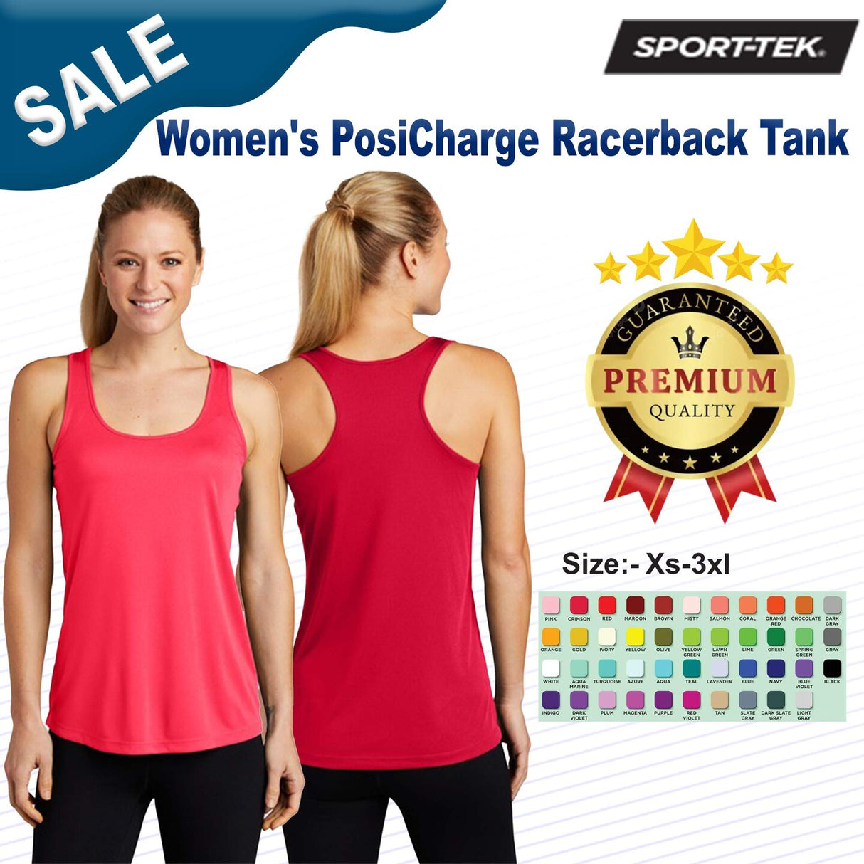Sport-Tek® Women's PosiCharge Racerback Tank Top