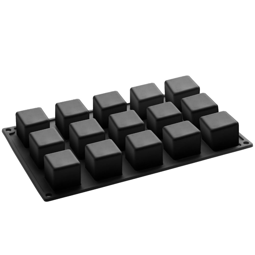 Pavoni Pavoflex PX3220 TEATIME CUBE40 Silicone Mold, 15 Cavities