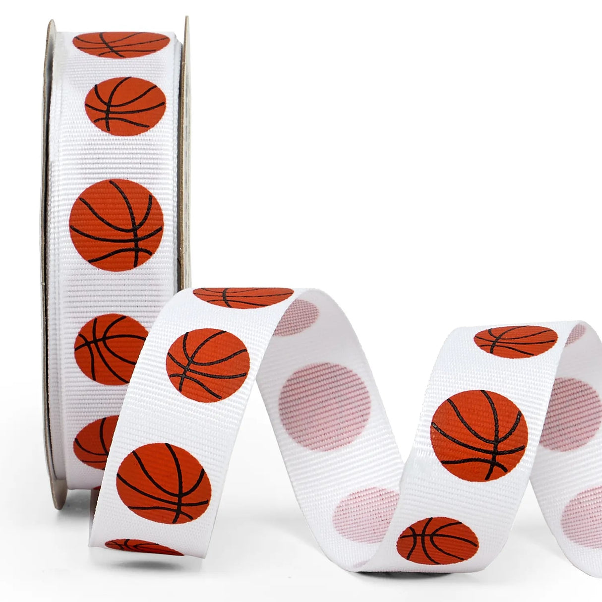 Sports Ribbon 7/8 '' X 10 yd Basketball Color 1 / roll