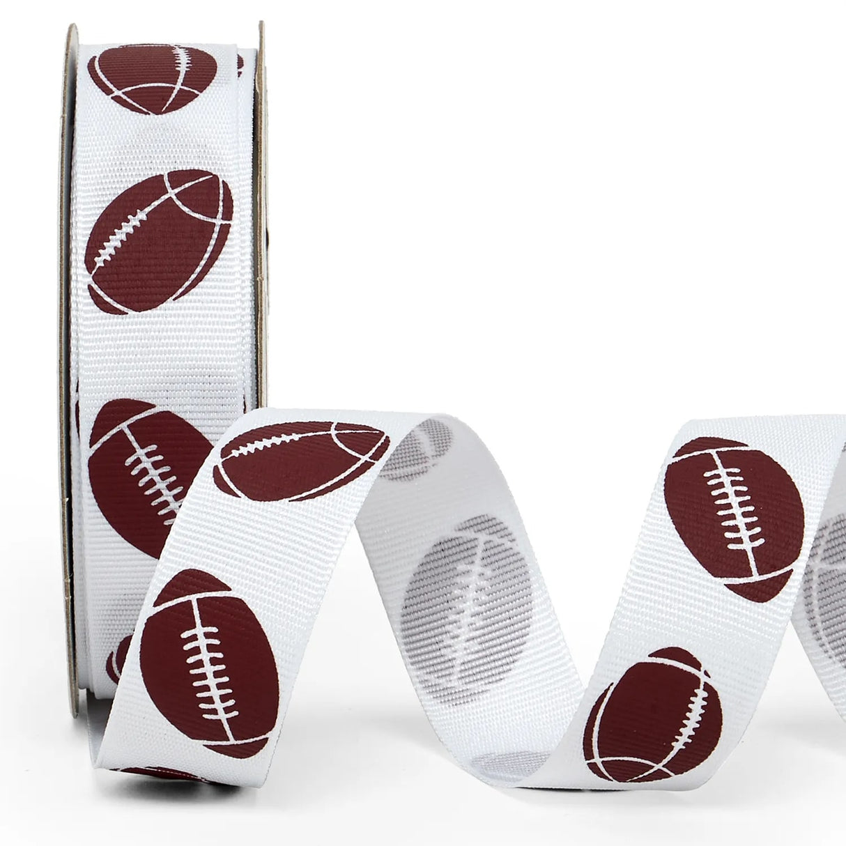 Sports Ribbon 7/8 '' X 10 yd Football Color 1 / roll