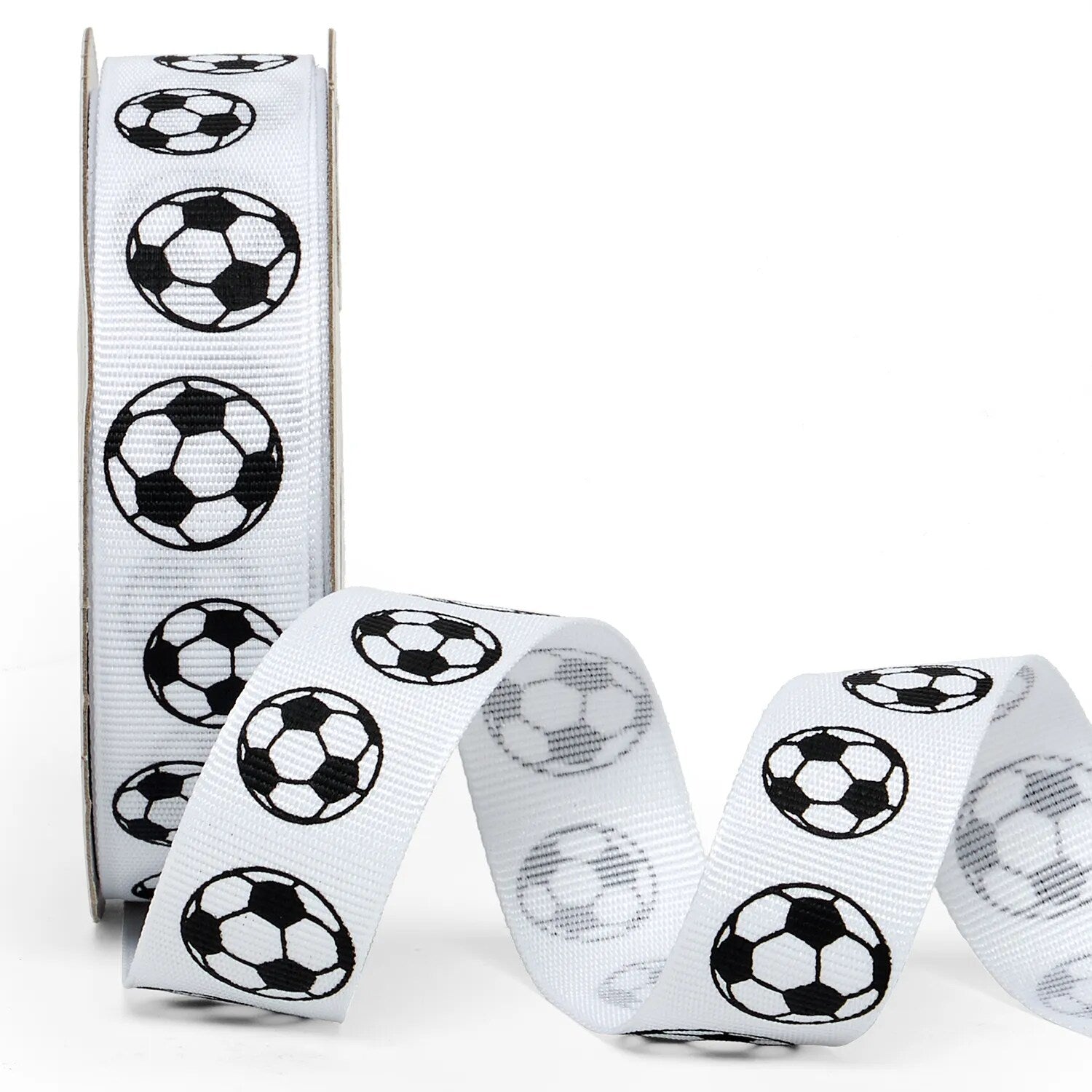 Sports Ribbon 7/8 '' X 10 yd Soccer Color 1 / roll