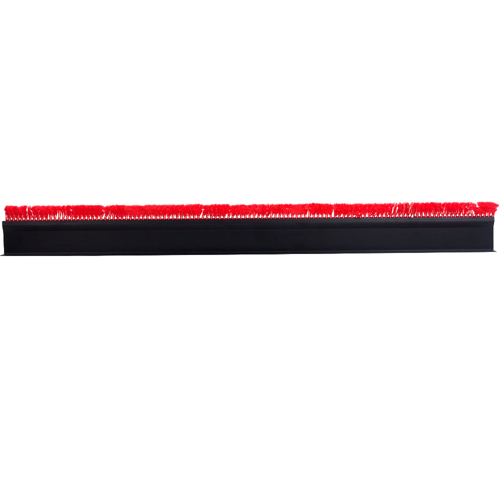 Black Display Divider with Red Parsley Top, 24" Long x 2-1/2" High