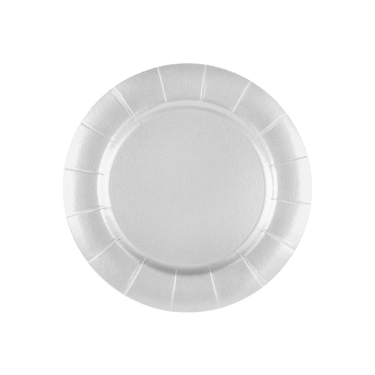 13" White Paper Charger Plates 50 Ct Elegant Disposable Set