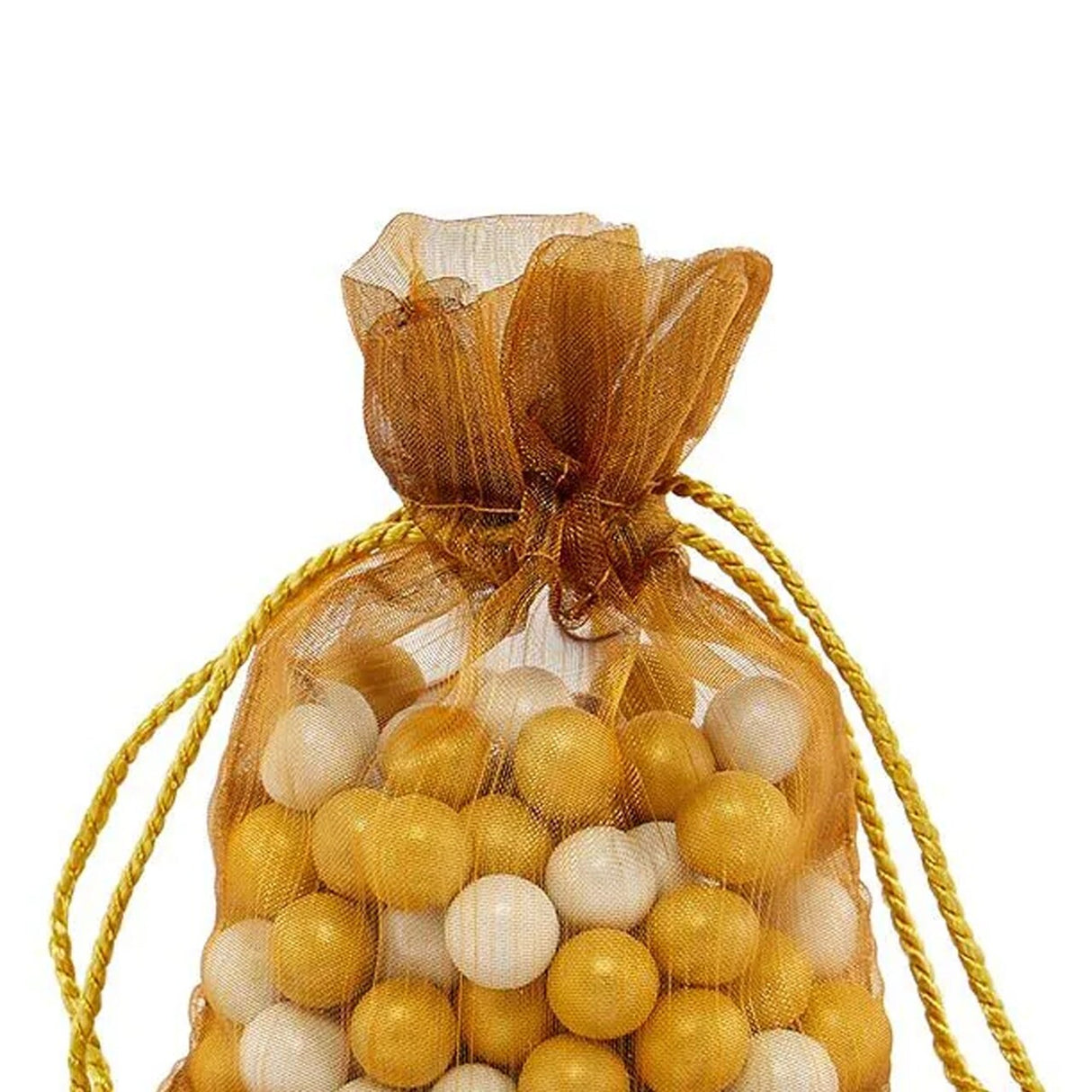 Brushed Organza Pouch with Tassels 3 1/2" x 5"