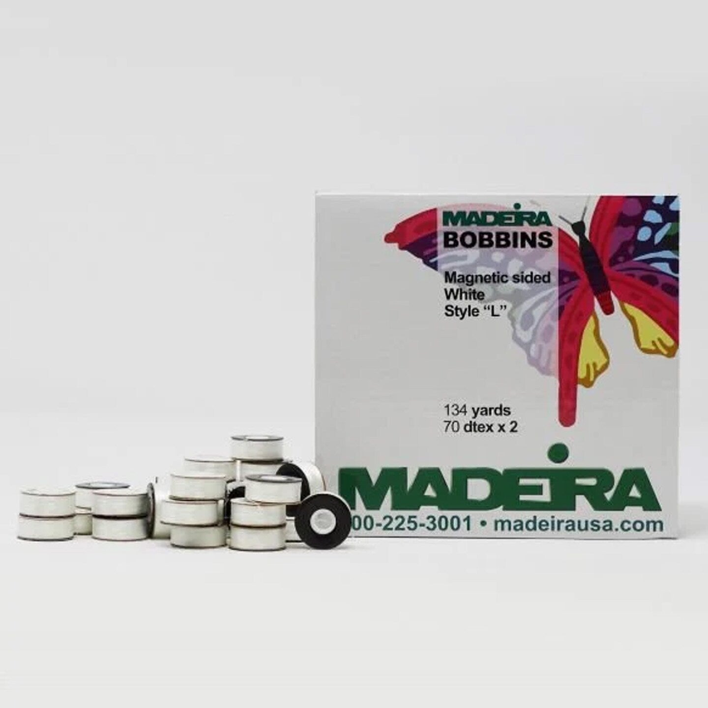 Madeira Magnetic Bobbin White