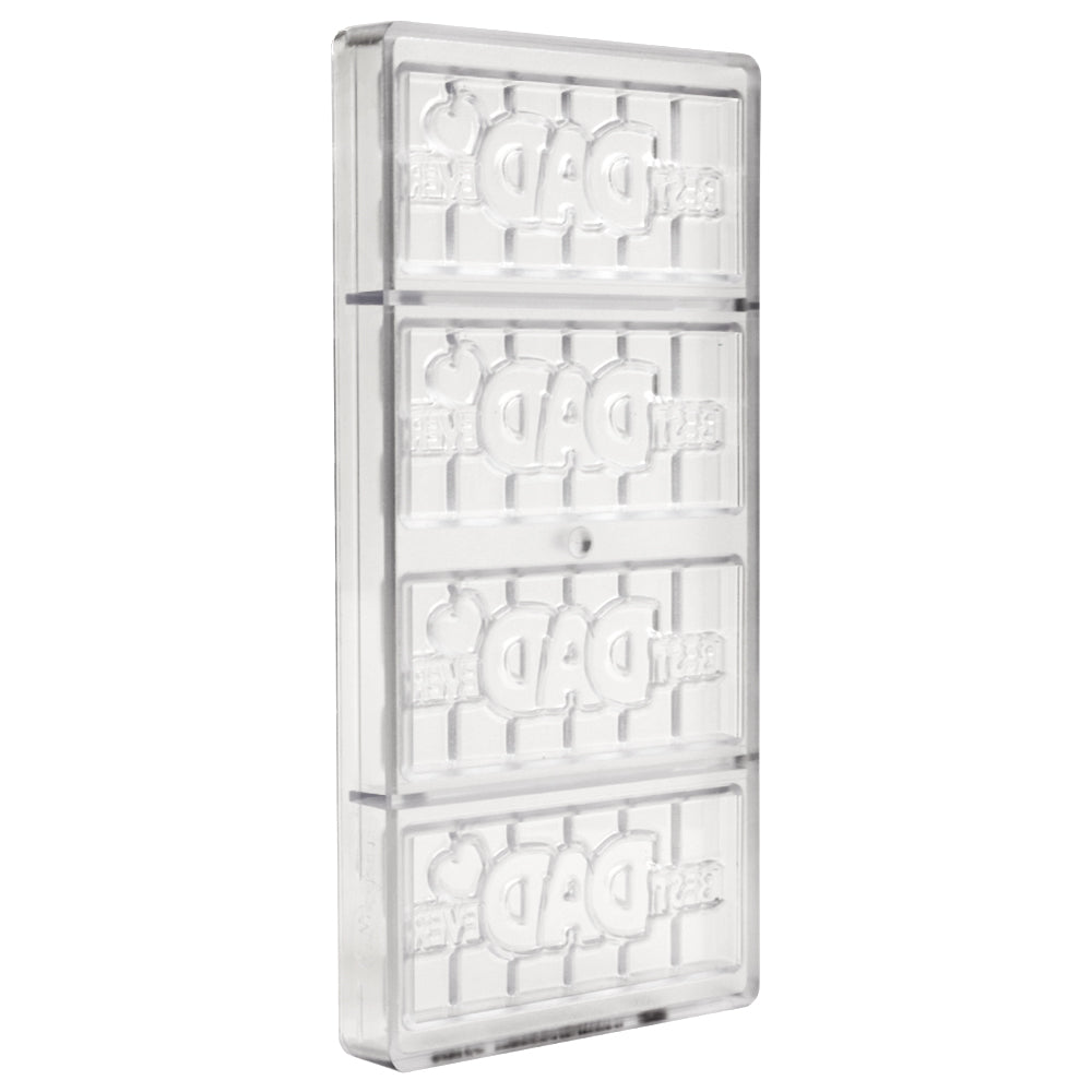 Chocolate World Clear Polycarbonate Chocolate Mold, Best Dad Ever