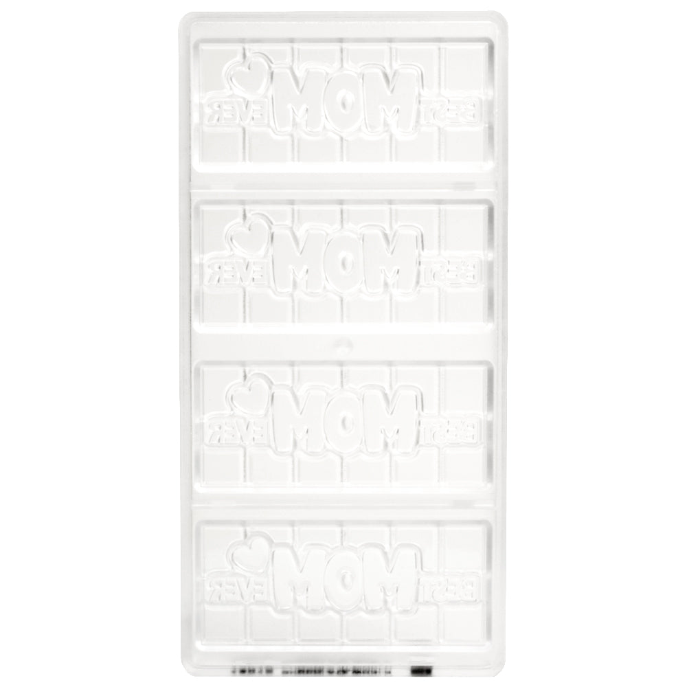Chocolate World Clear Polycarbonate Chocolate Mold, Best Mom Ever