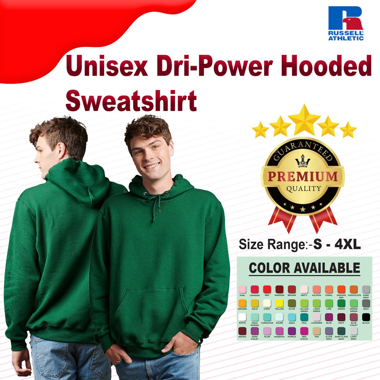 Russell Athletic® Dri Power Hooded Sweatshirt