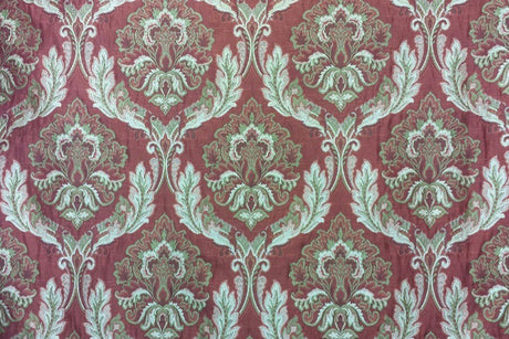 1 Yard Leesburg Upholstery Fabric with Striking Repeat Design