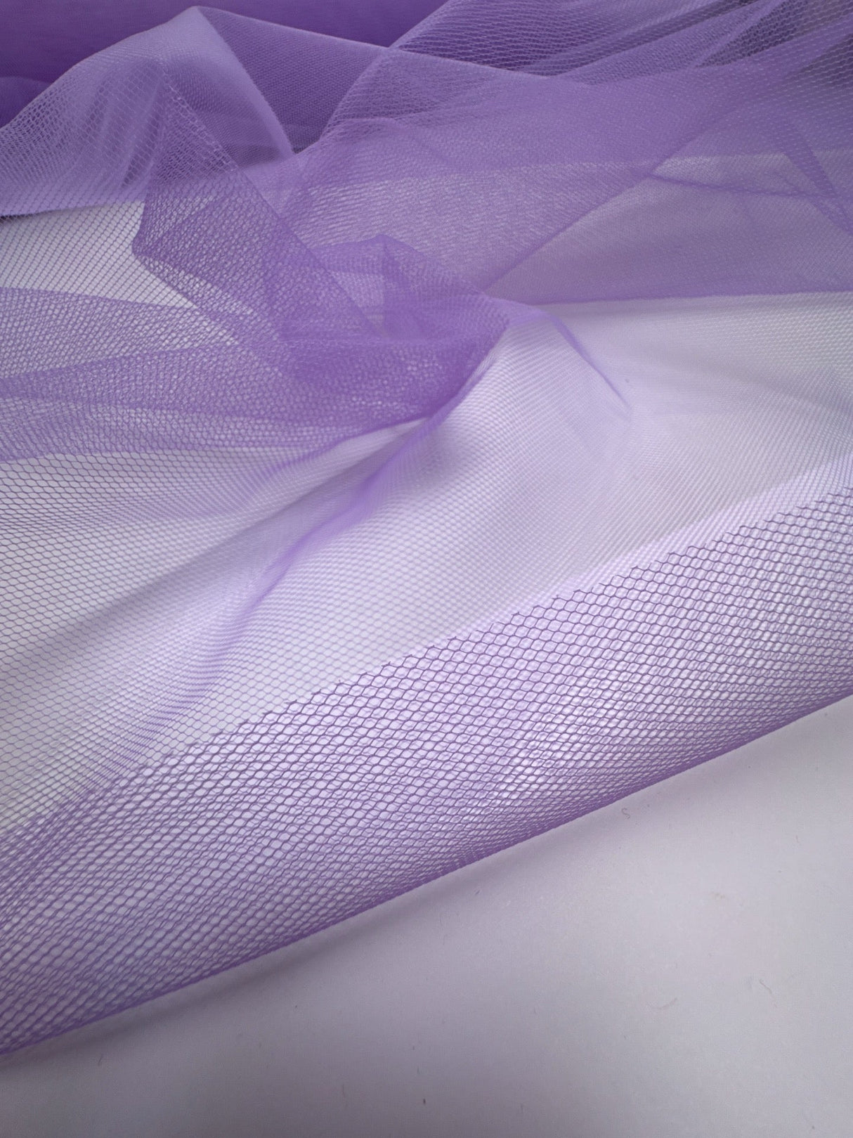 Purple Polyamide Mesh Fabric
