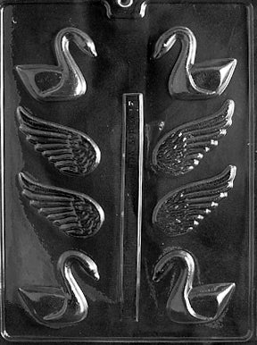 3D Small Swan Chocolate Mold - LPW015