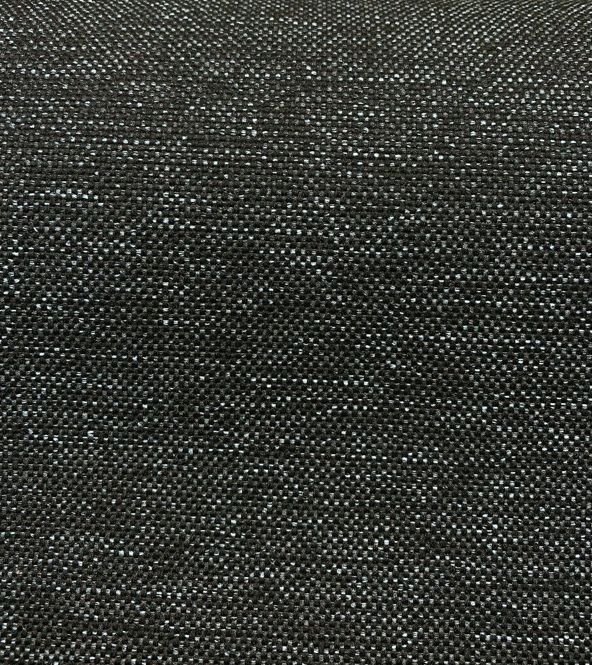 Texture Midnight Olefin Fabric - Dark Navy Mixed With Black Texture, Railroaded (1 Yard)