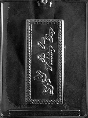 On Our Wedding Day Card Chocolate Mold