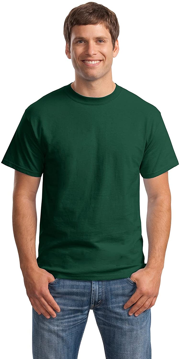 6 Pack: JERZEES® Dri-Power Crewneck Short Sleeve Cotton Polyester T-Shirt