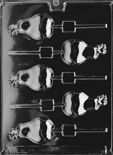 Pear Lolly Chocolate Mold