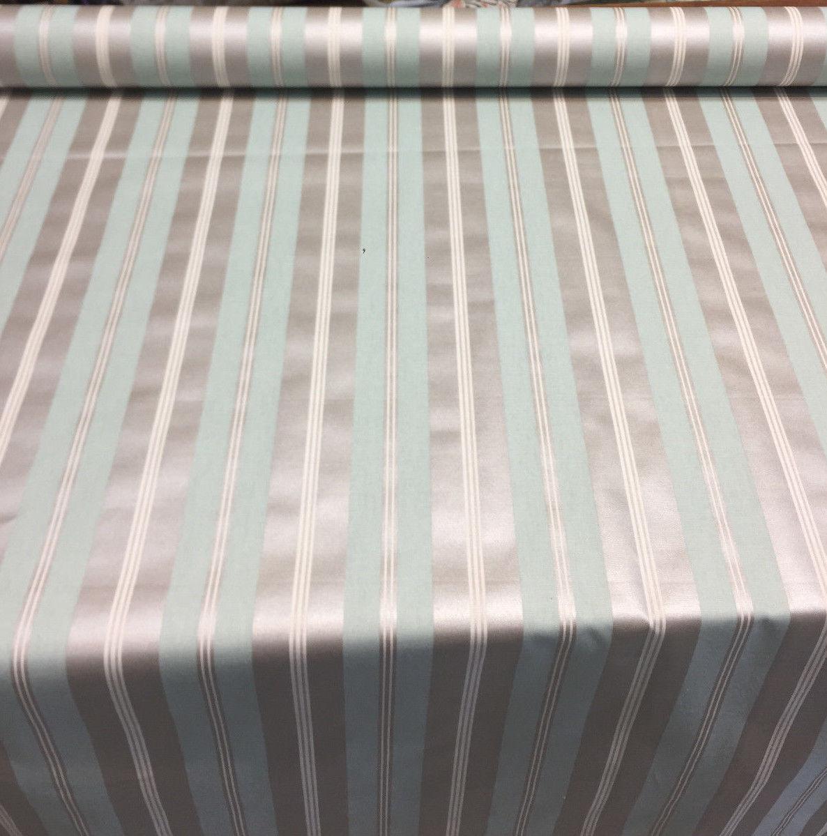 P/Kaufmann Beam Of Light Chintz Cotton Fabric - Haze Blue Stripes, 54" Width (1 Yard)