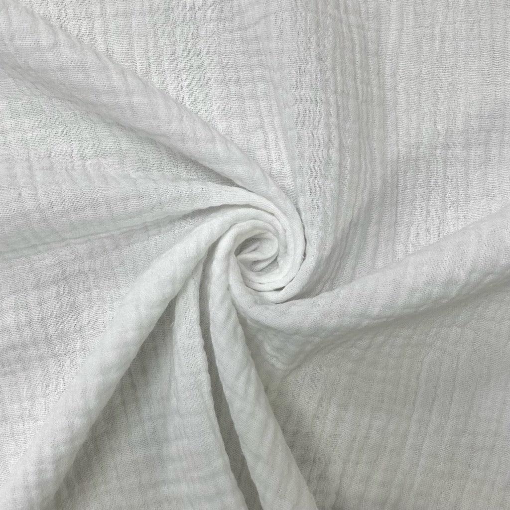Double Layer Cotton Gauze Fabric - Soft Double Layer Muslin, 46/48" Width (1 Yard)