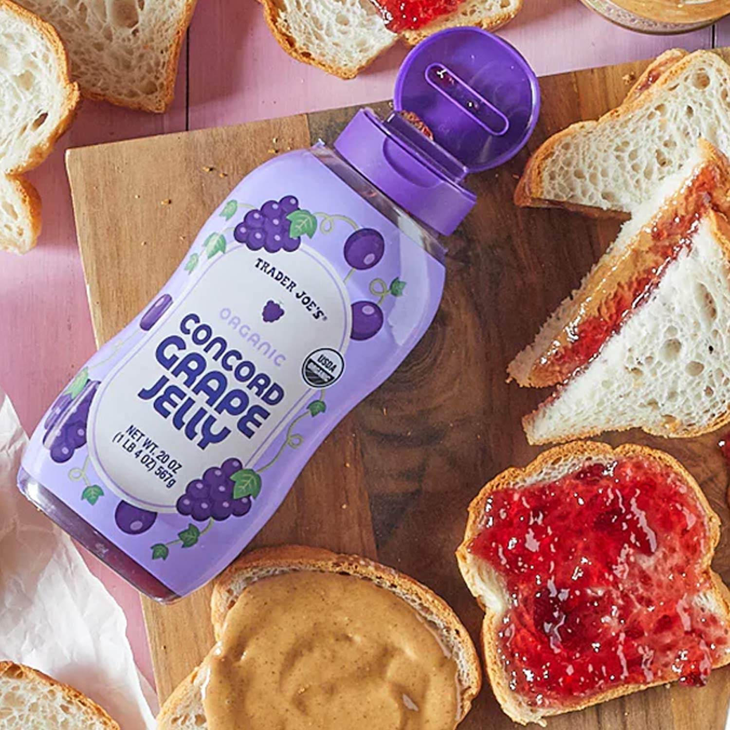 Organic Concord Grape Jelly 20 oz Sweet & Fruitful