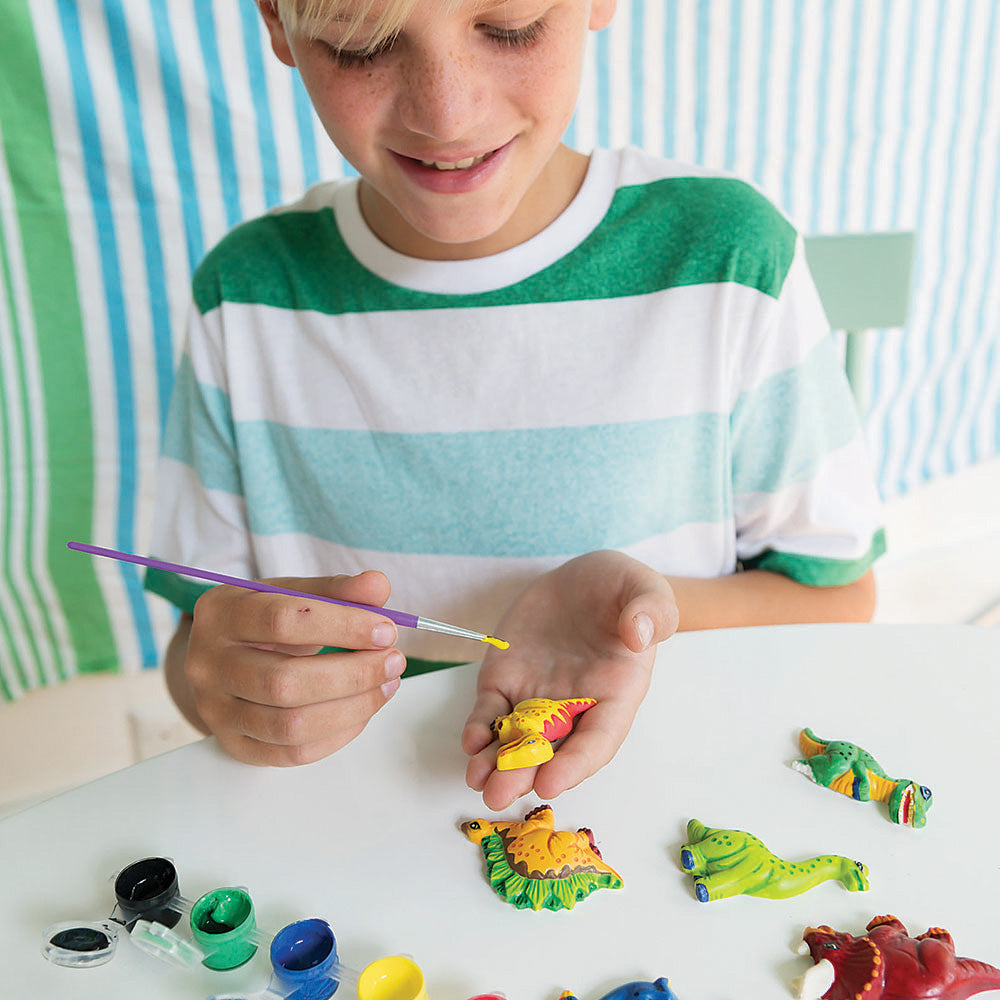 Glow-In-The-Dark Dinosaur Mould & Paint Kit