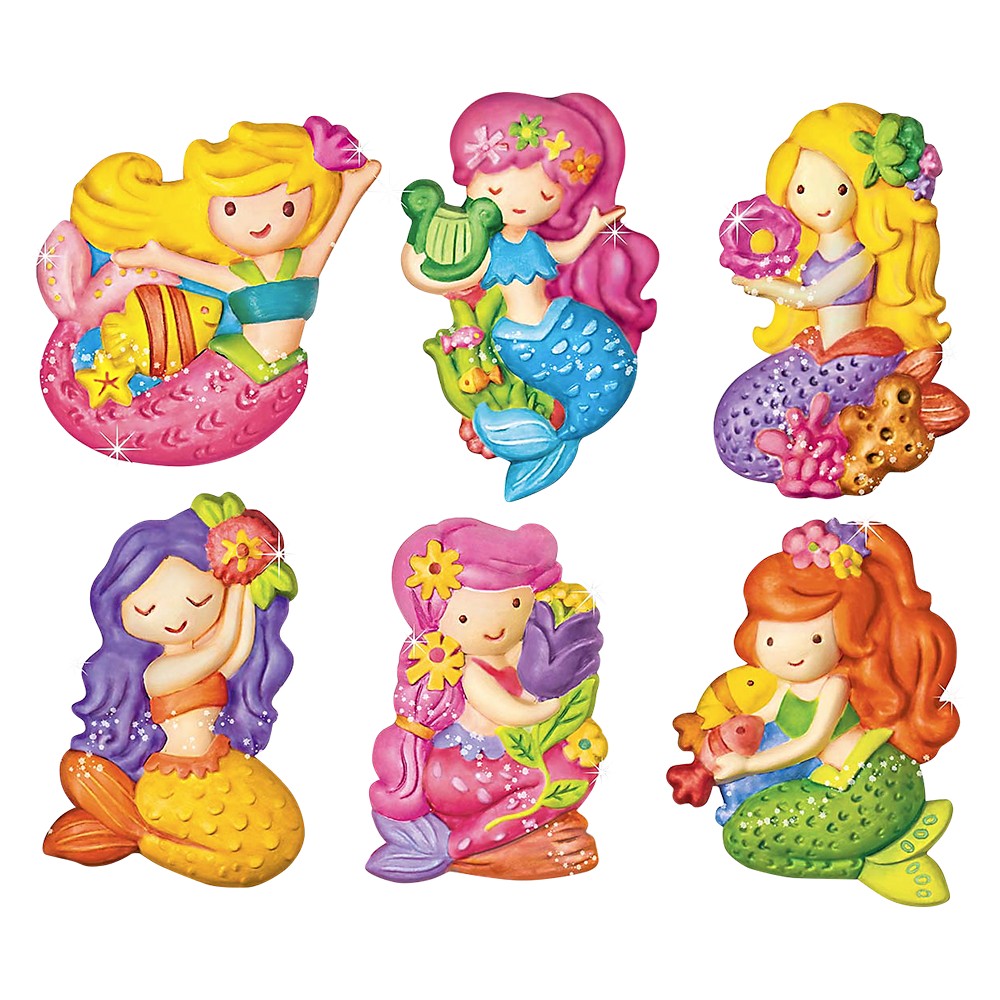 Mermaid Mould & Paint Glitter Kit