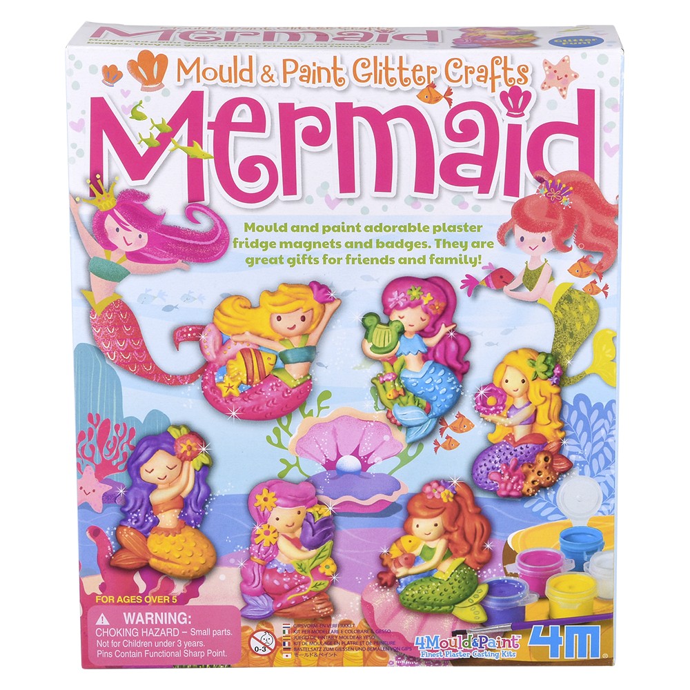 Mermaid Mould & Paint Glitter Kit