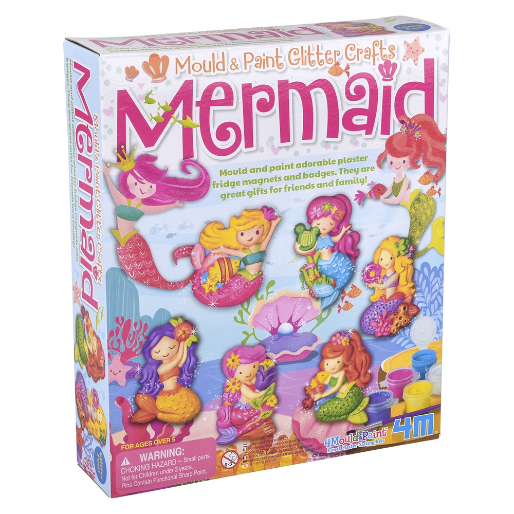 Mermaid Mould & Paint Glitter Kit