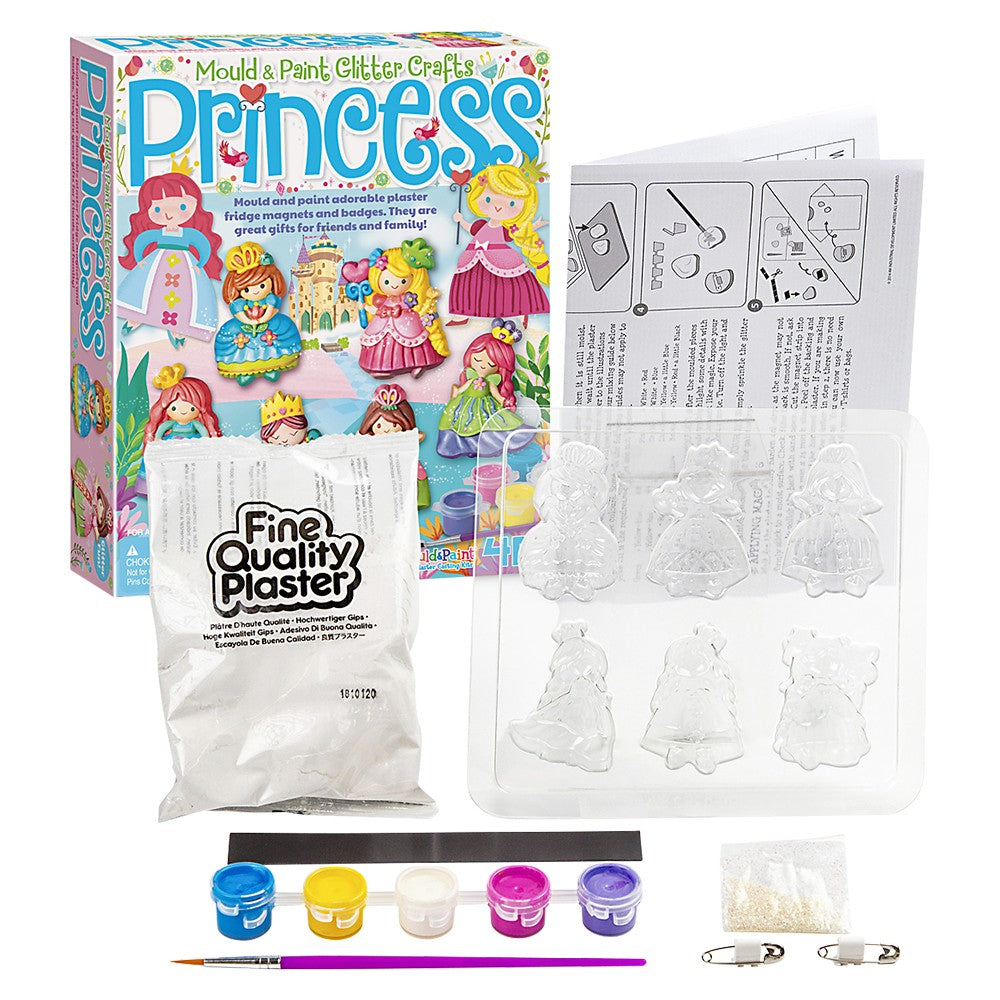 Princess Mould & Paint Glitter Kit