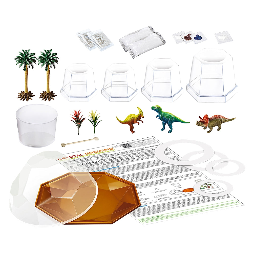 Crystal Growing Dino Crystal Terrarium