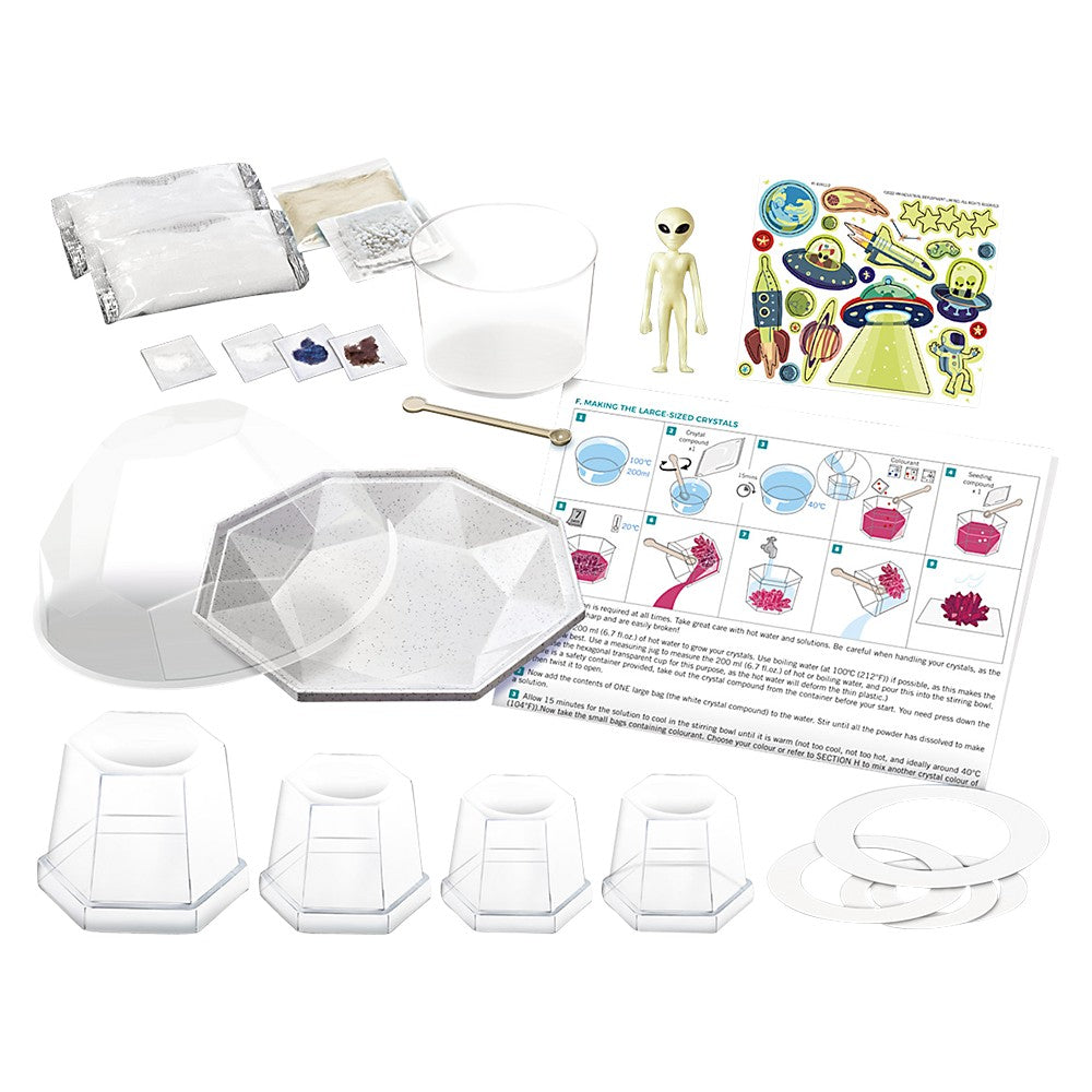 Crystal Growing Outer Space Crystal Terrarium