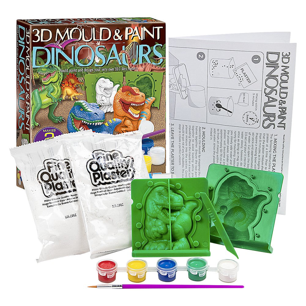 Dinosaur 3D Mould & Paint Kit