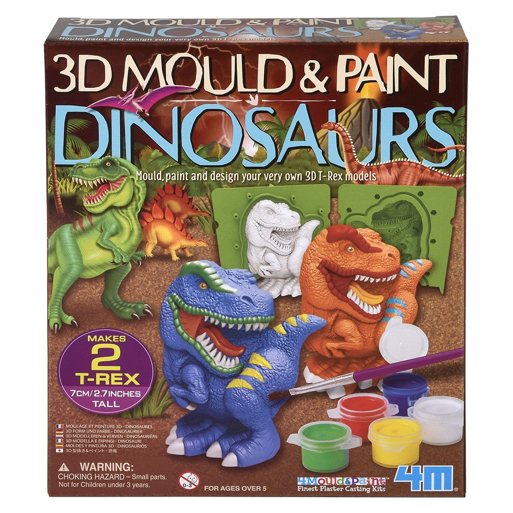 Dinosaur 3D Mould & Paint Kit