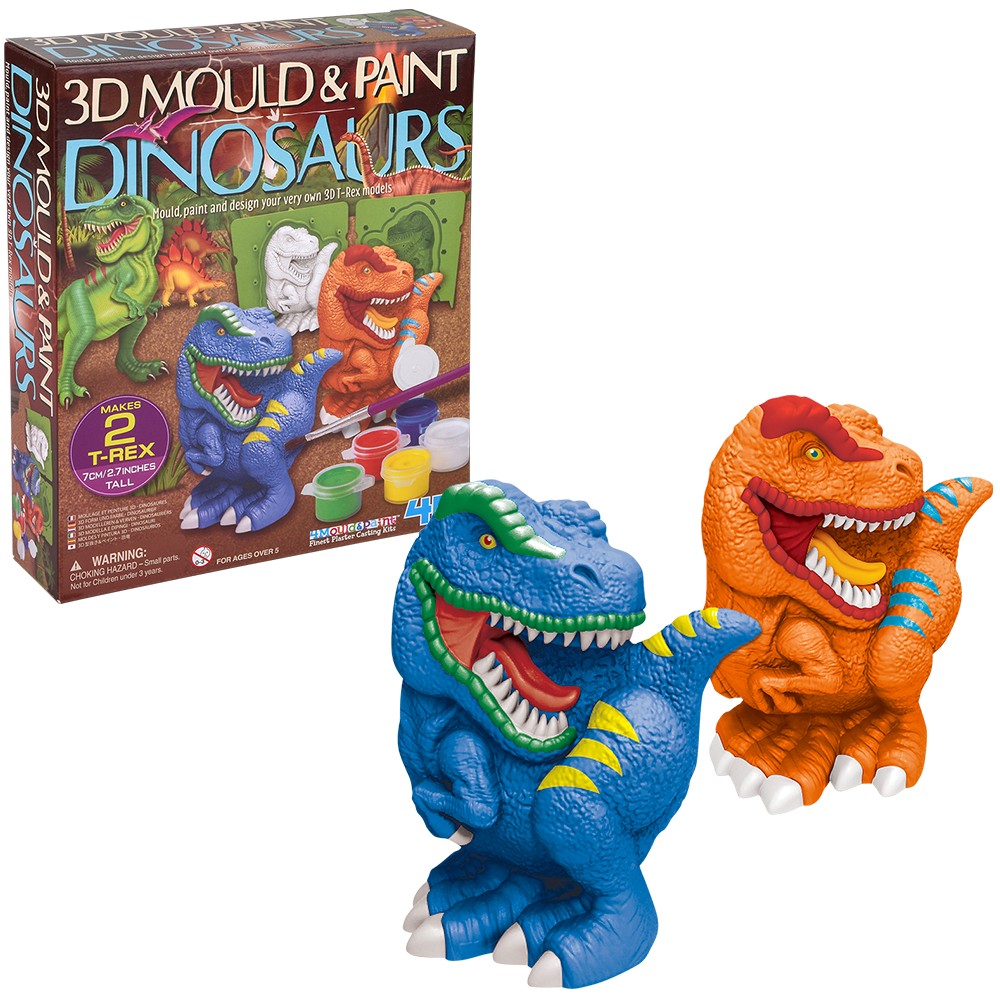 Dinosaur 3D Mould & Paint Kit