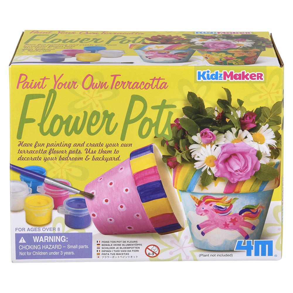 Paint Your Own Terracotta Flower Pots