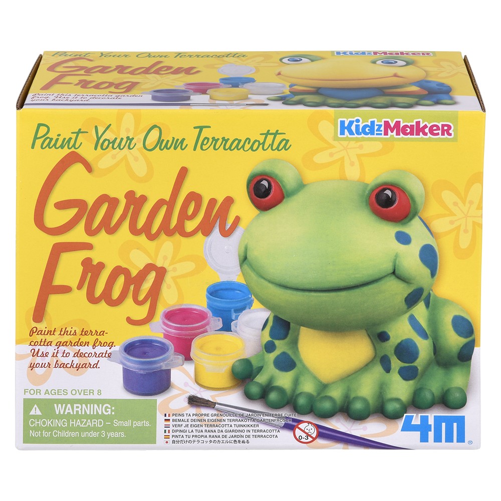 Paint Your Own Terracotta Garden Frog