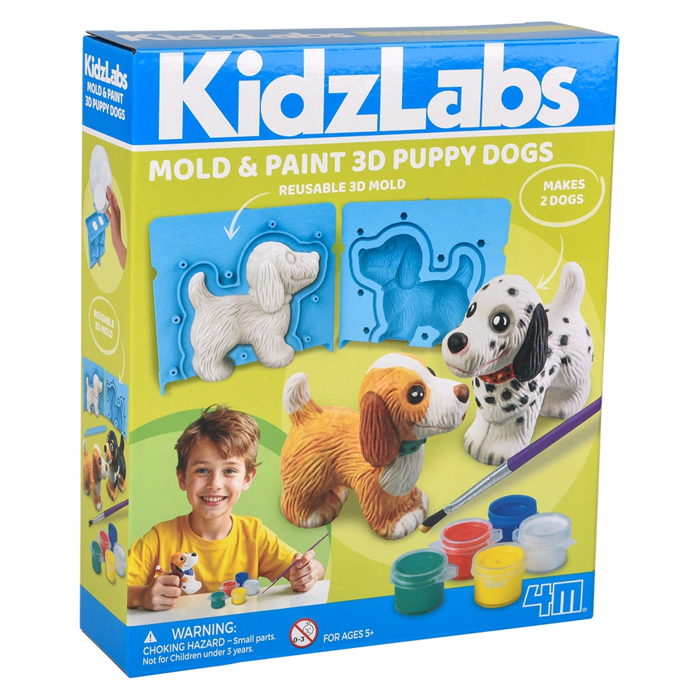 3D Mould & Paint Puppy Dogs