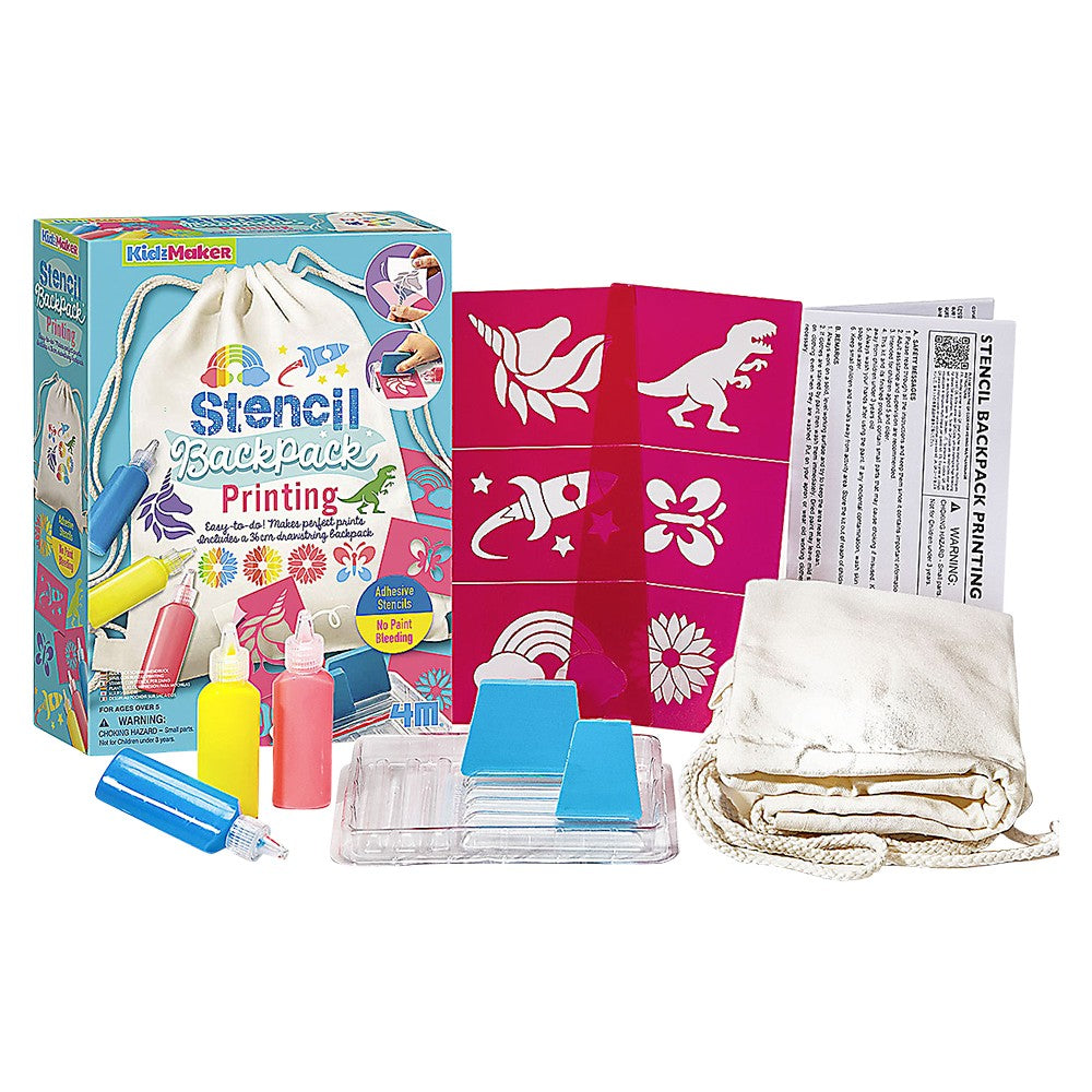 Stencil Backpack Printing Kit