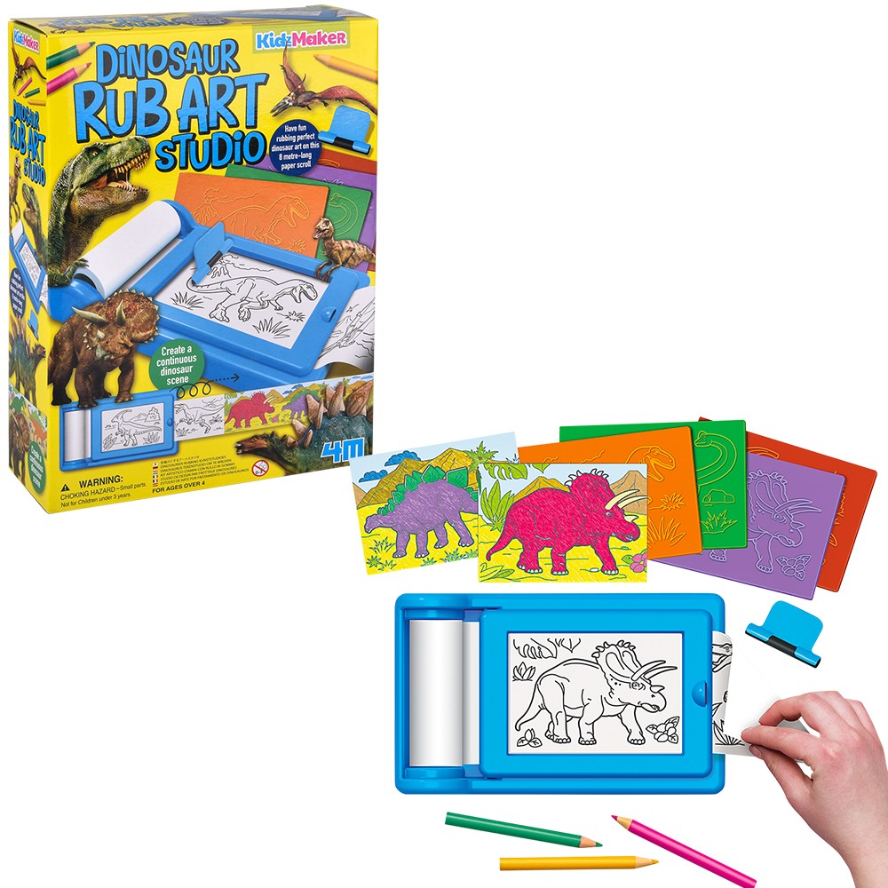 Dinosaur Rub Art Studio