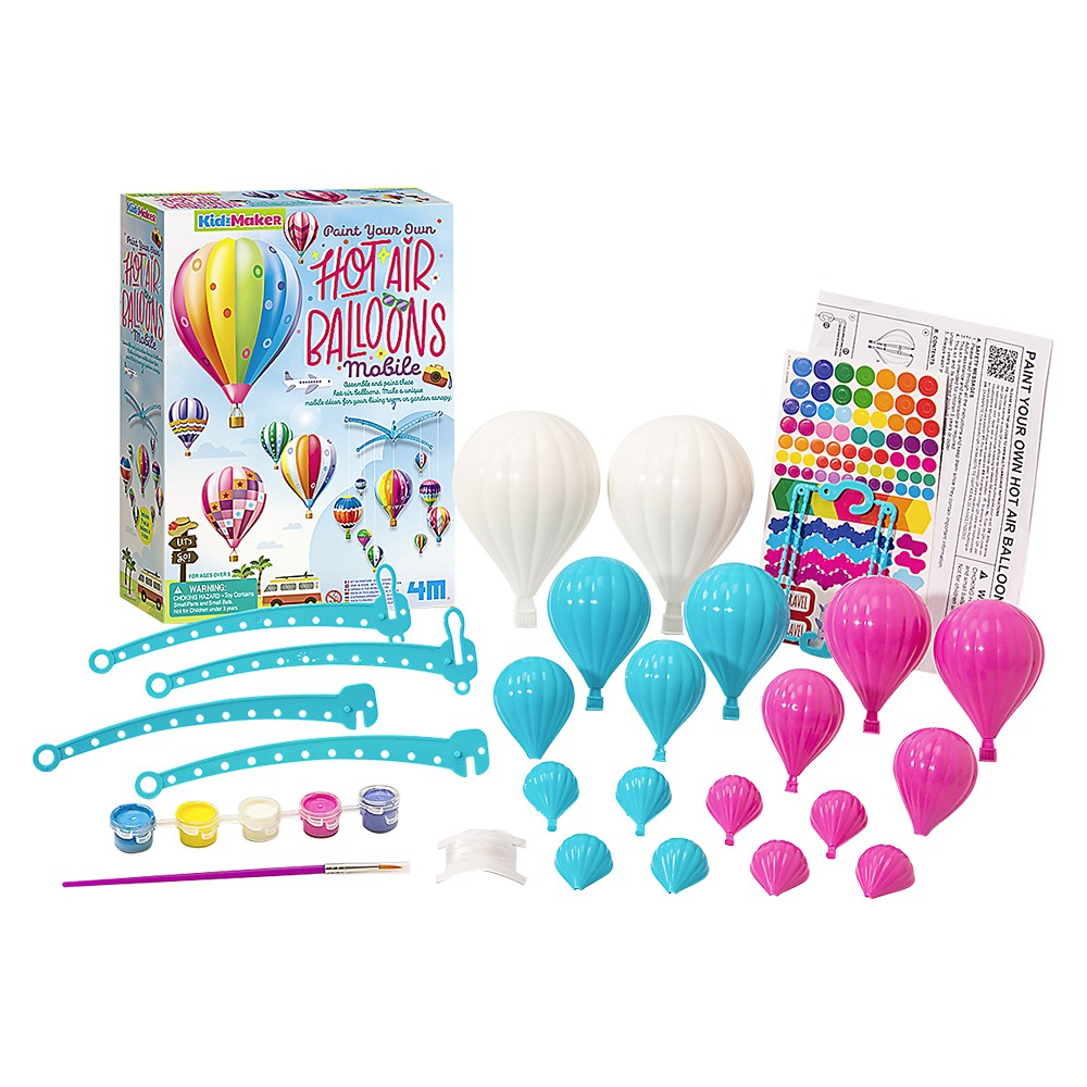 Paint Your Own Hot Air Balloons Mobile