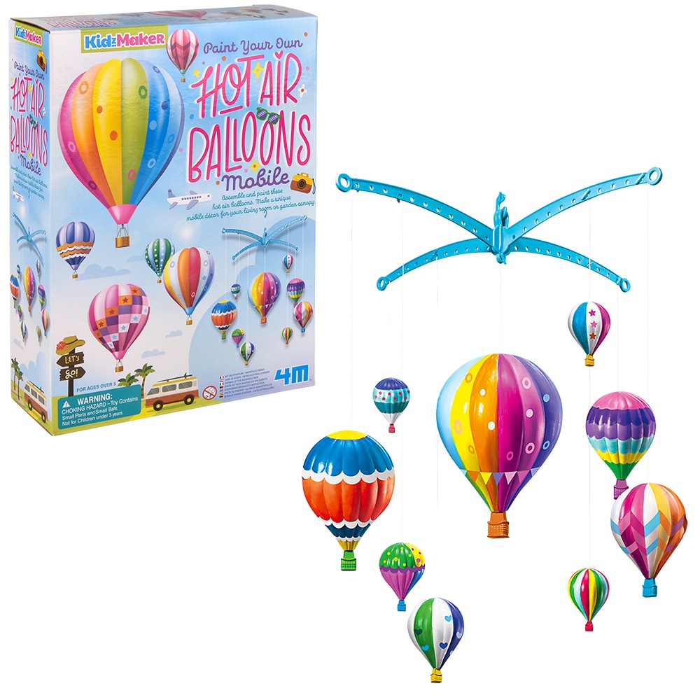 Paint Your Own Hot Air Balloons Mobile