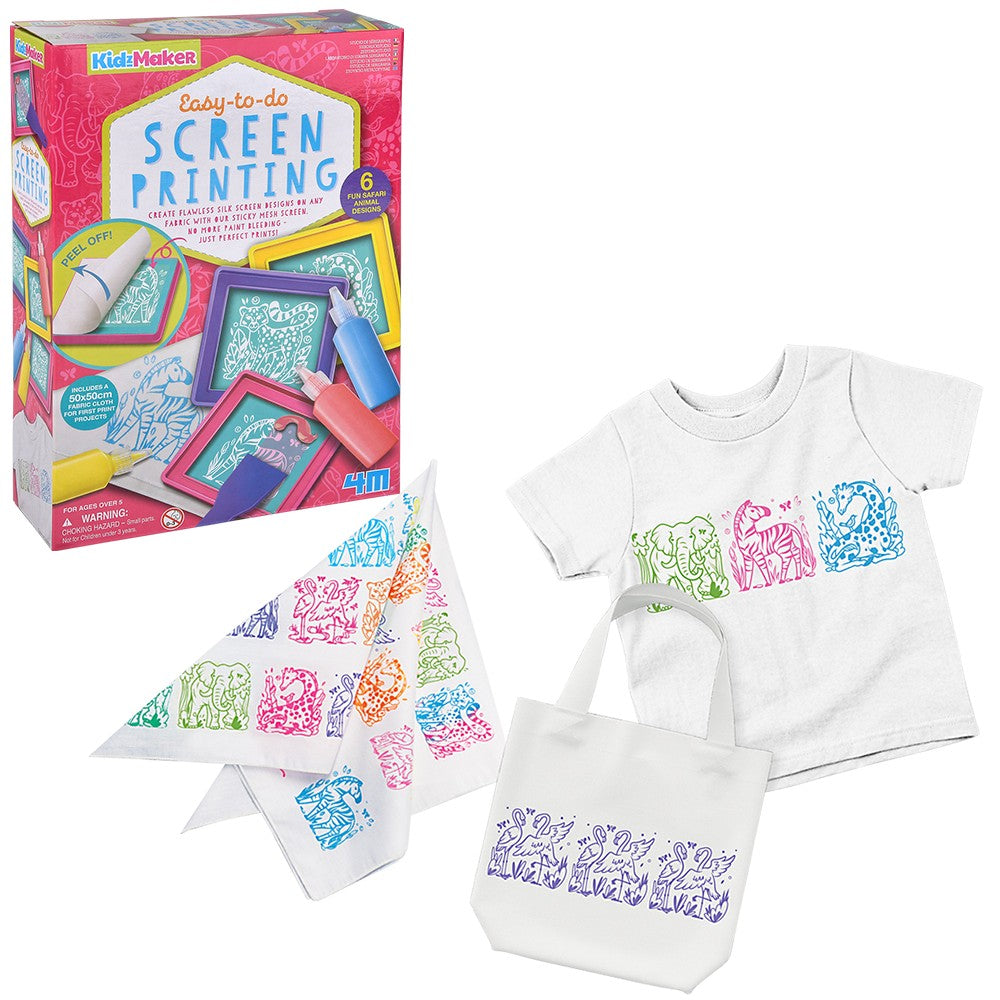 Screen Printing Kit for Kids (Ages 5+)
