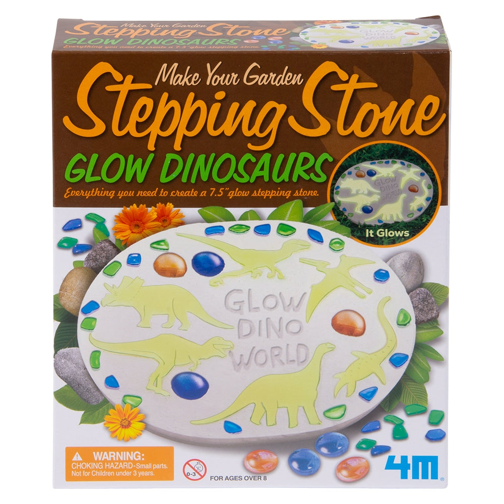 Glow Dinosaur Garden Stepping Stone Kit