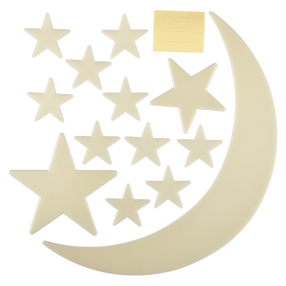 Glow-In-The-Dark Moon & Stars