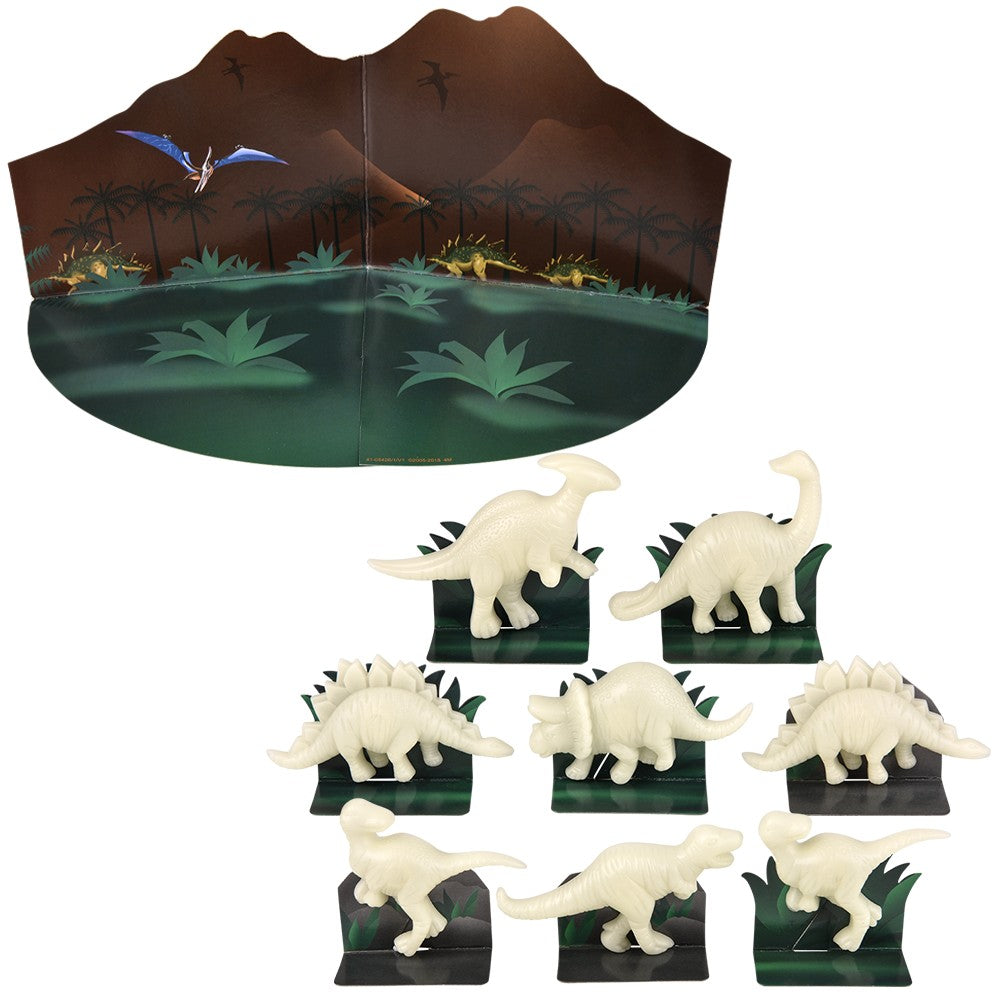 Glow-In-The-Dark 3D Dinosaur Stickers