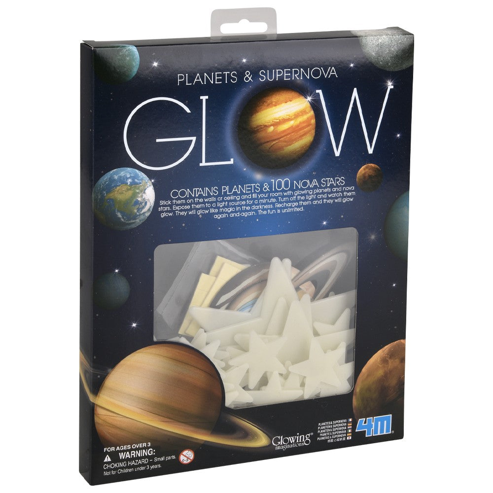 Glow Planets & Stars 100-Piece Set