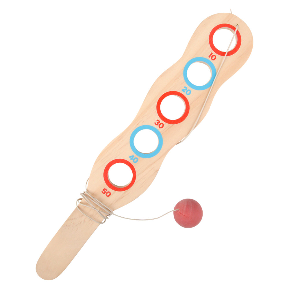 Wooden Flip Paddle Game (1 DZ)